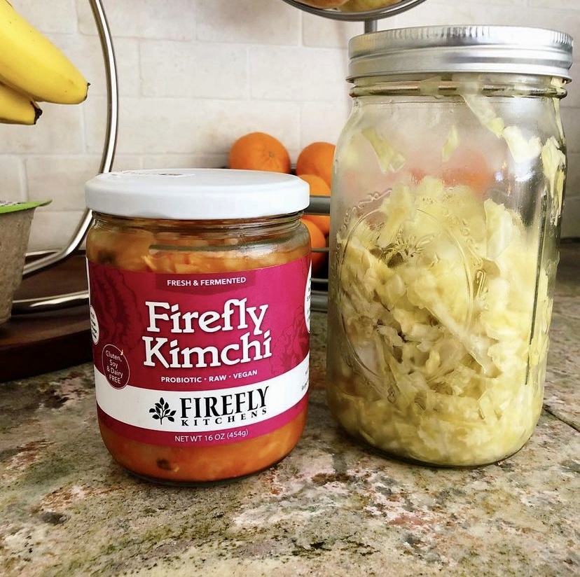 kimchi and sauerkraut